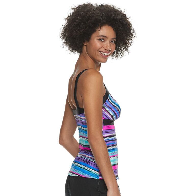 Women’s ZeroXposur Print UPF 30+ Tankini Top – ZeroXposur